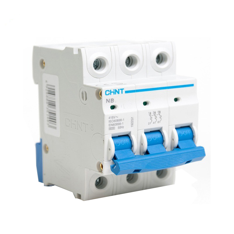 کلید مینیاتوری سه پل 50 آمپر چانت مدل NB1-C50-6K-3P