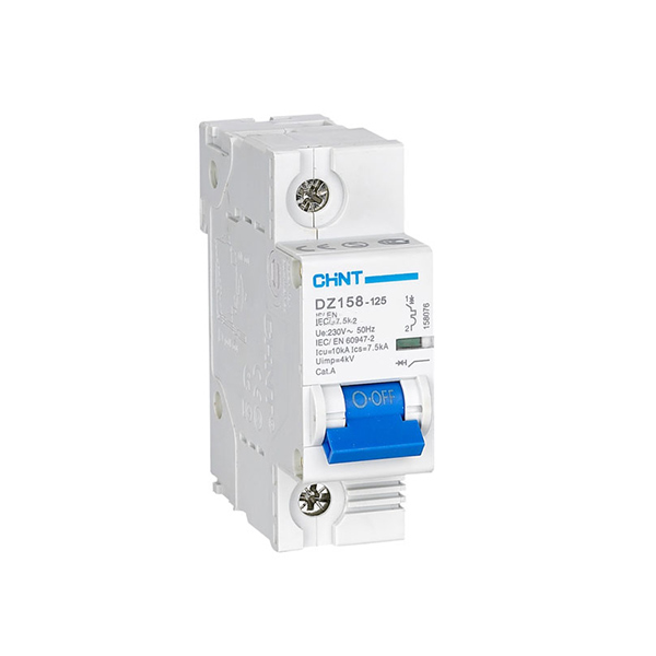 کلید مینیاتوری یک پل 80 آمپر چانت مدل DZ158-C80-10K-1P