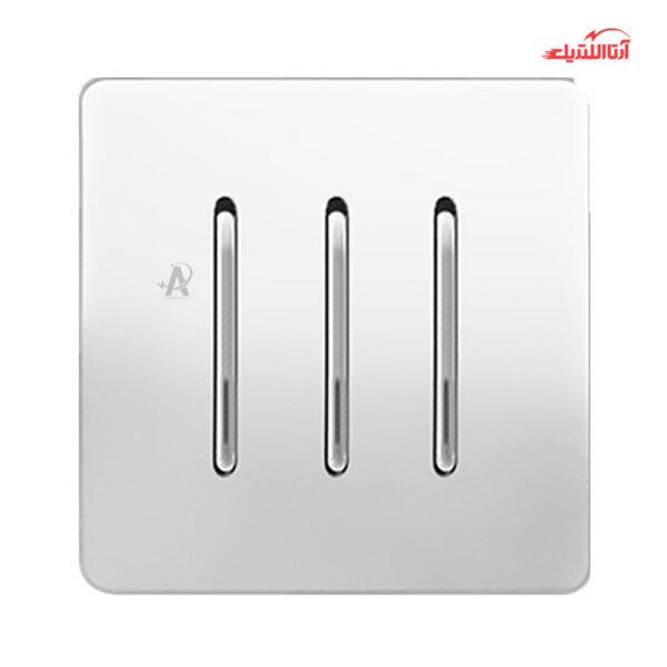 کلید سه پل آسیا الکتریک مدل کریستال