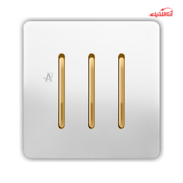 کلید سه پل آسیا الکتریک مدل کریستال