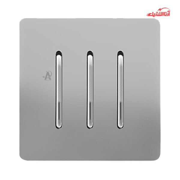 کلید سه پل آسیا الکتریک مدل کریستال