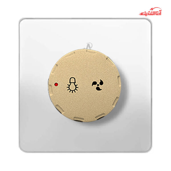 کلید دیمر آسیا الکتریک مدل کریستال