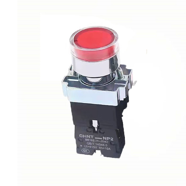 کلید فشاری استپ چراغدار قرمز چانت مدل NP2-BW3462