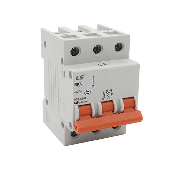 کلید مینیاتوری سه پل 20 آمپر ال اس مدل BKN-C20-6K-3P