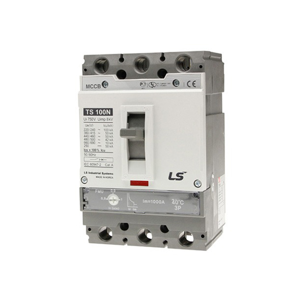 کلید اتوماتیک قابل تنظیم 32 آمپر ال اس مدل سوسل TD100N-FMU-32-3P