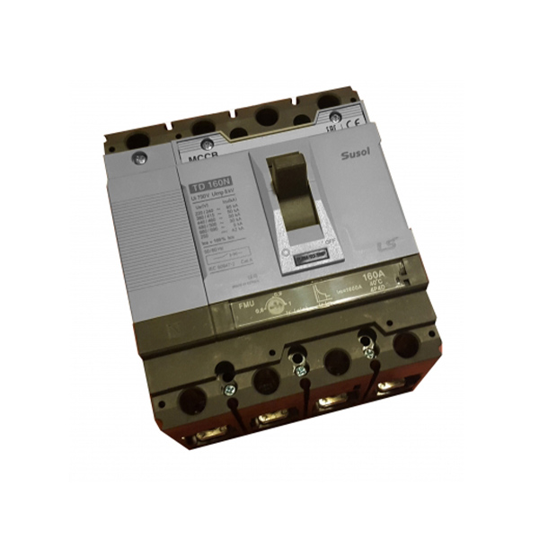 کلید اتوماتیک کمپکت فیکس 16 آمپر پارس فانال مدل سوسل TD100N-FMU-16-4P