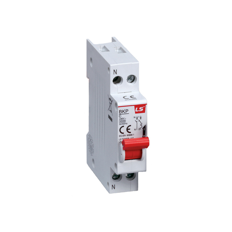 کلید مینیاتوری تک پل + نول 25 آمپر ال اس مدل BKN-C25-4/5K