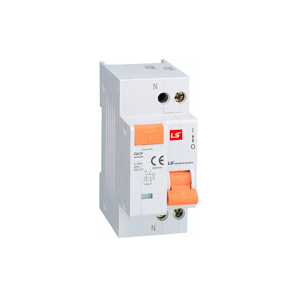 کلید محافظ جان ترکیبی RCBO یک پل + نول 32 آمپر ال اس مدل RKP-4.5K-30ma