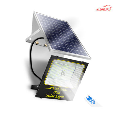 پروژکتور 100 وات خورشیدی ریموت دار Solar Light