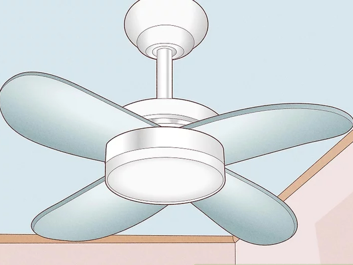 تعویض لامپ پنکه سقفی