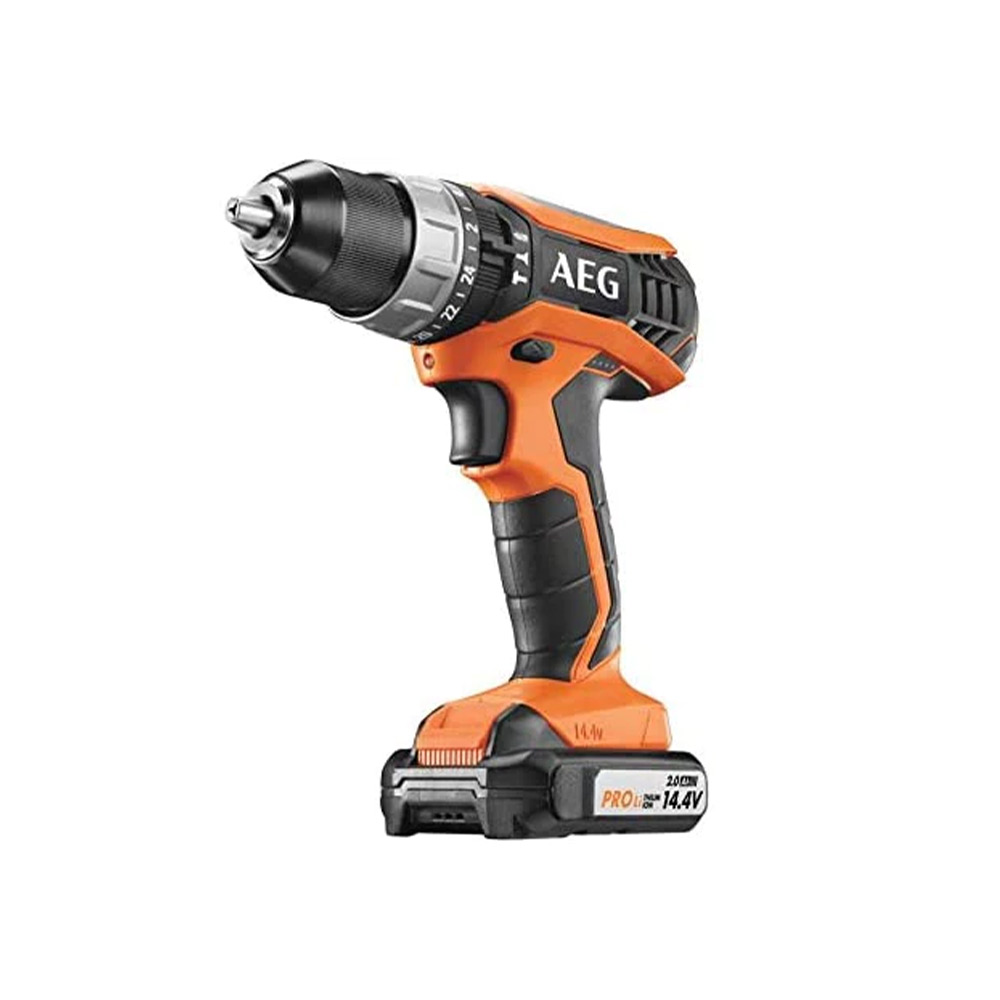 دریل پیچ گوشتی شارژی چکشی 14/4 ولت آ ا گ AEG مدل BSB 14 G3 LI KIT