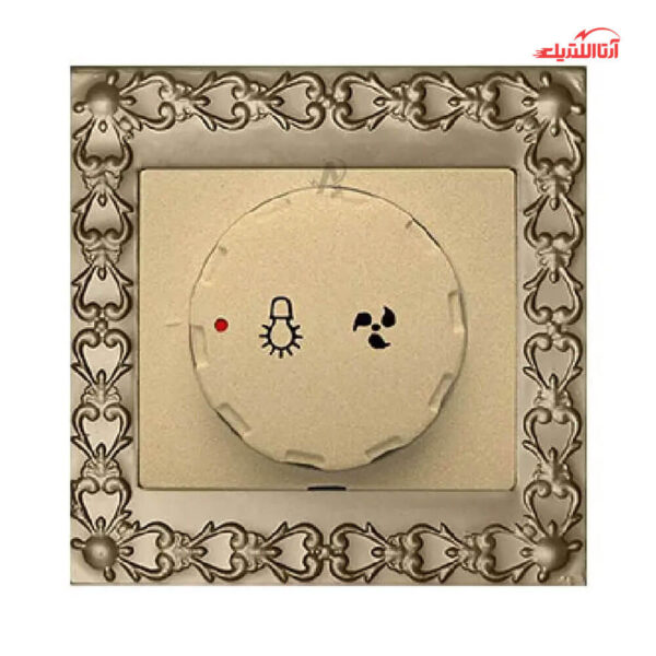 دیمر روشنایی آسیا الکتریک مدل الماس لوکس