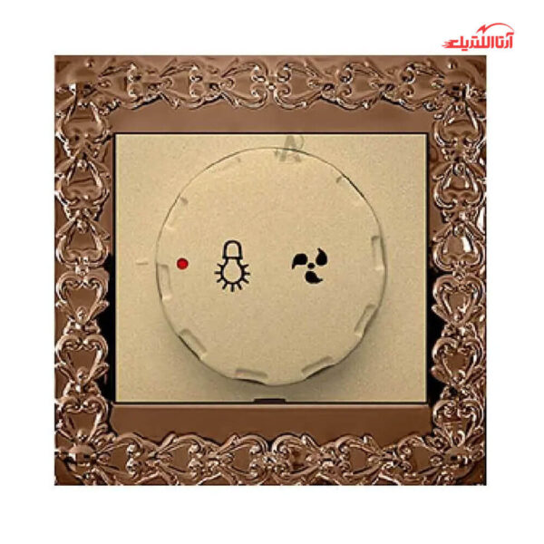 دیمر روشنایی آسیا الکتریک مدل الماس لوکس