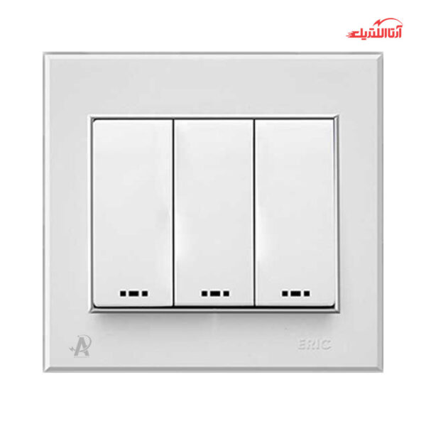 کلید سه پل آسیا الکتریک مدل اریک