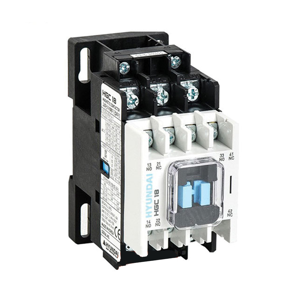 کنتاکتور 18 آمپر 7.5 کیلو وات هیوندای با بوبین AC