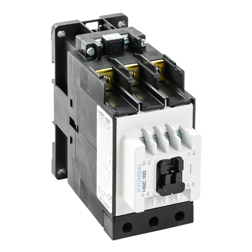 کنتاکتور 100 آمپر 55 کیلو وات هیوندای با بوبین AC