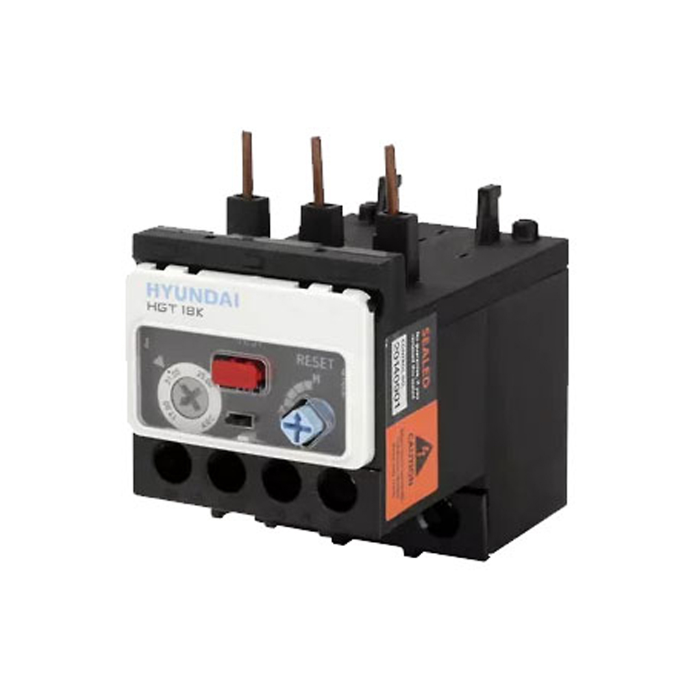رله بی متال سه فاز هیوندای مدل HGT18 رنج 0.12 تا 0.18 آمپر