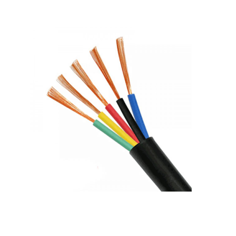 کابل افشان 5 در 1 با رشته زرد و سبز سیمکو کلاف صد متری کد 2100738013