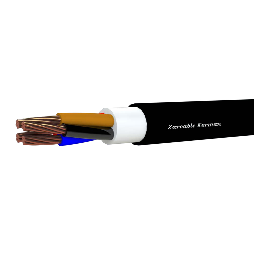کابل چند مفتول 4 در 25 متری زرکابل کرمان