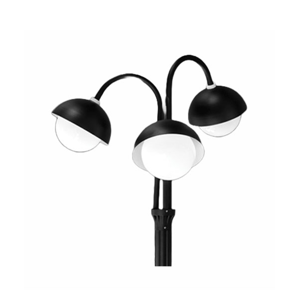 چراغ سرلوله سه شاخه حیاطی و پارکی سوتارا کد 504903