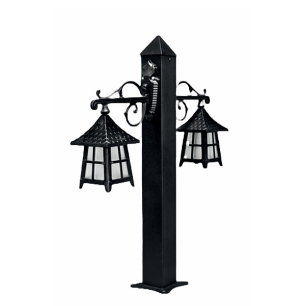 چراغ دو شاخه چمنی حیاطی و پارکی سوتارا کد 515202