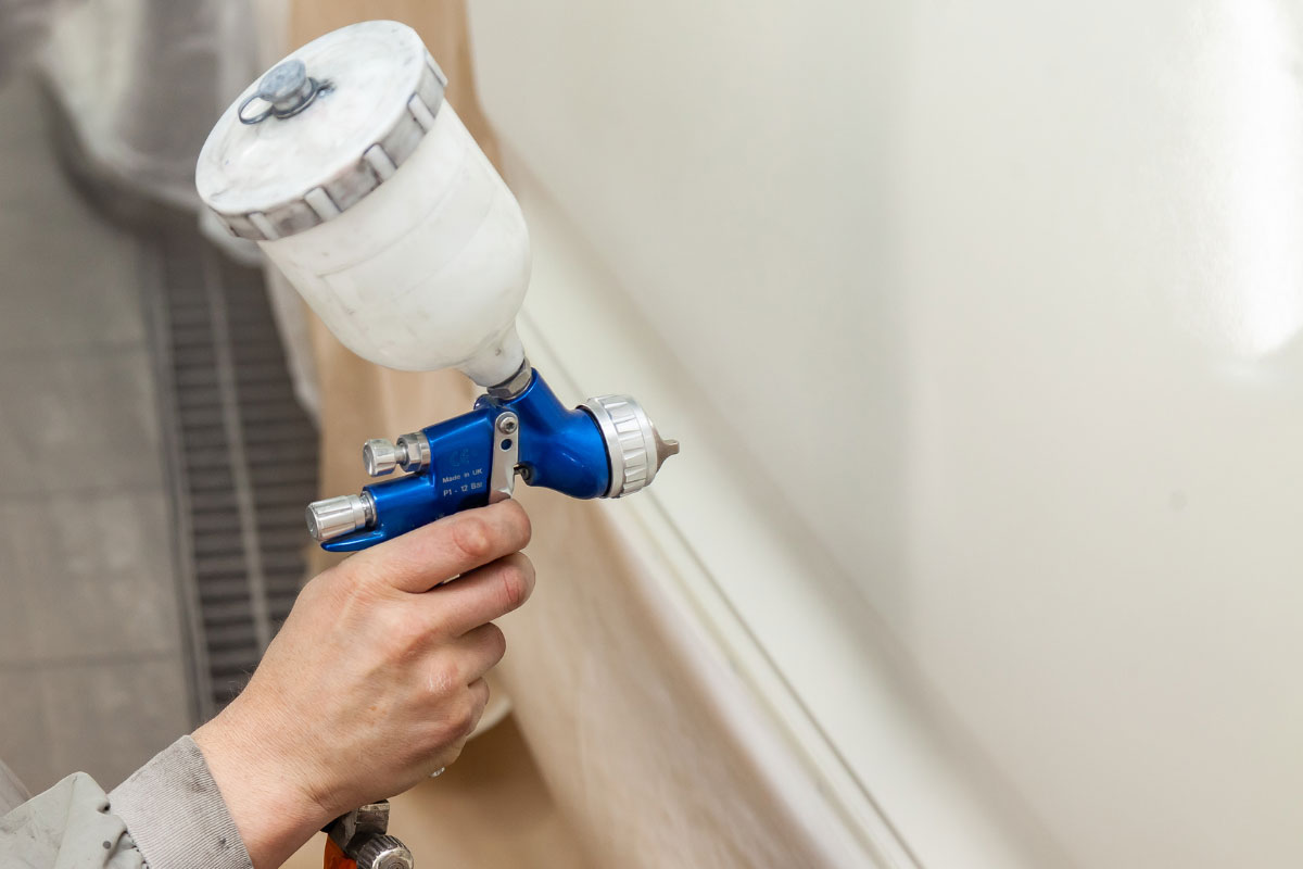 رنگ کاری با پیستوله