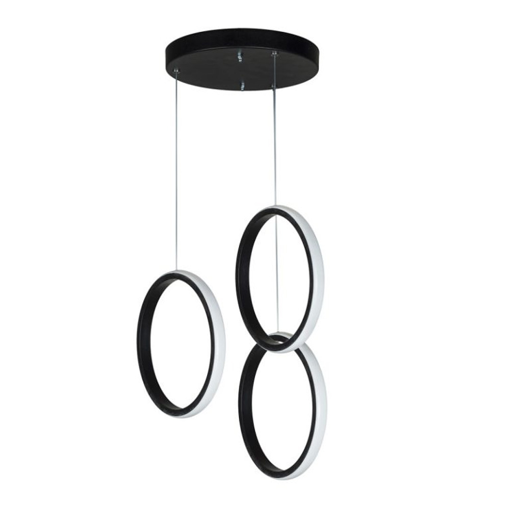 لوستر مدرن سه شعله چشمه نور مدل L6369