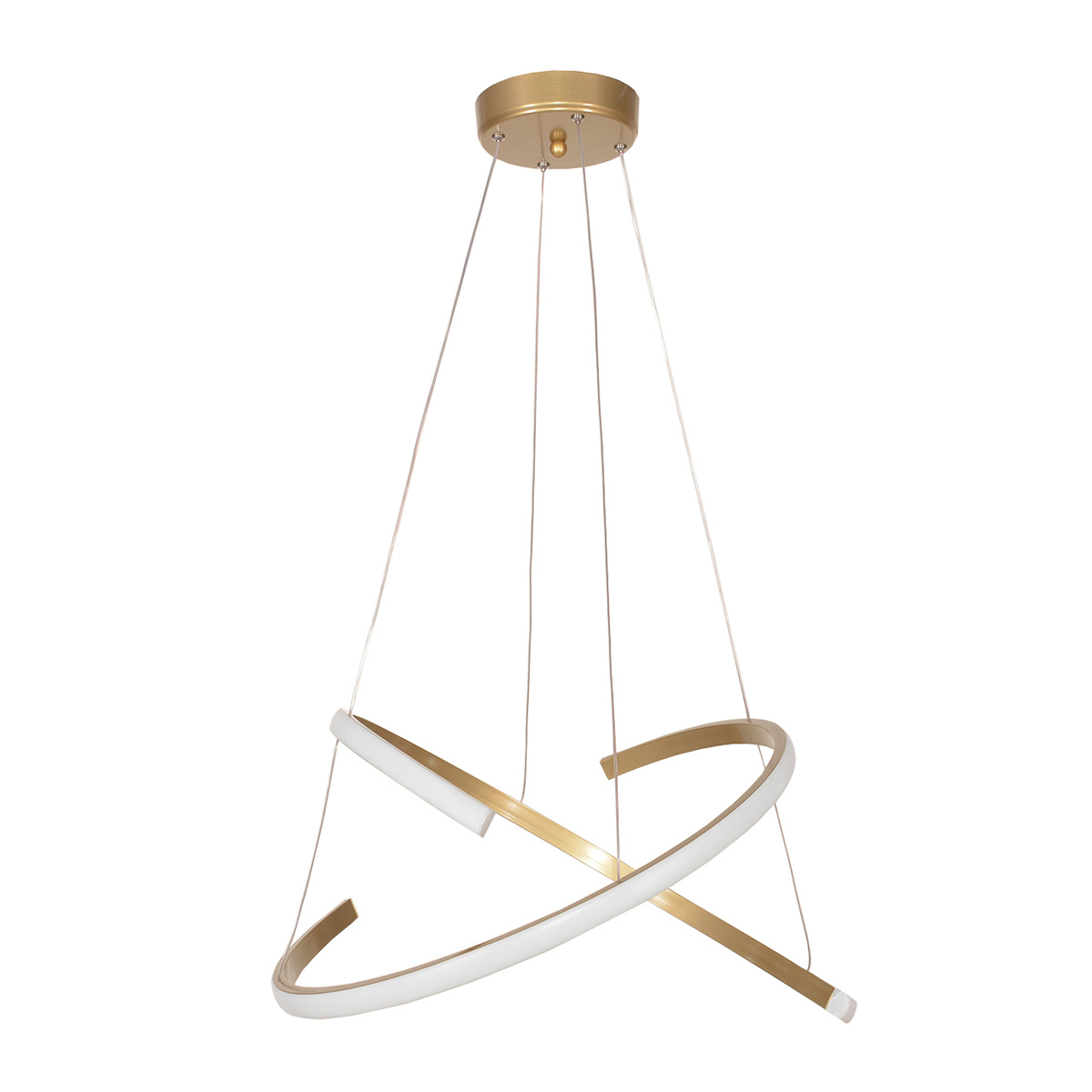 لوستر مدرن 2 شعله چشمه نور مدل L6384/2H