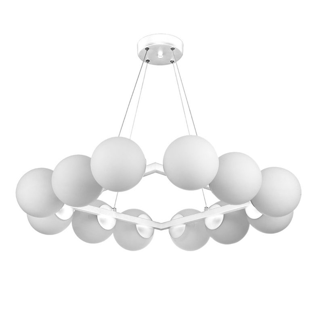 لوستر 12 شعله مولکولی چشمه نور مدل A1246/12