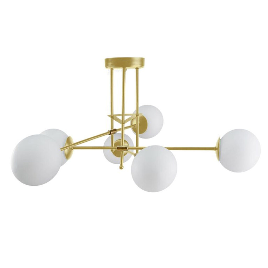 لوستر 6 شعله مولکولی چشمه نور مدل A1245/6