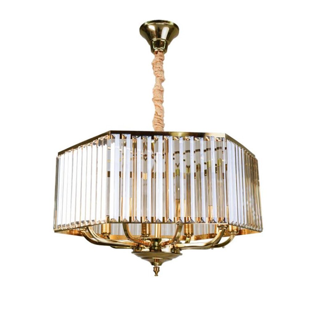 لوستر کریستالی 10 شعله چشمه نور مدل N2675/50