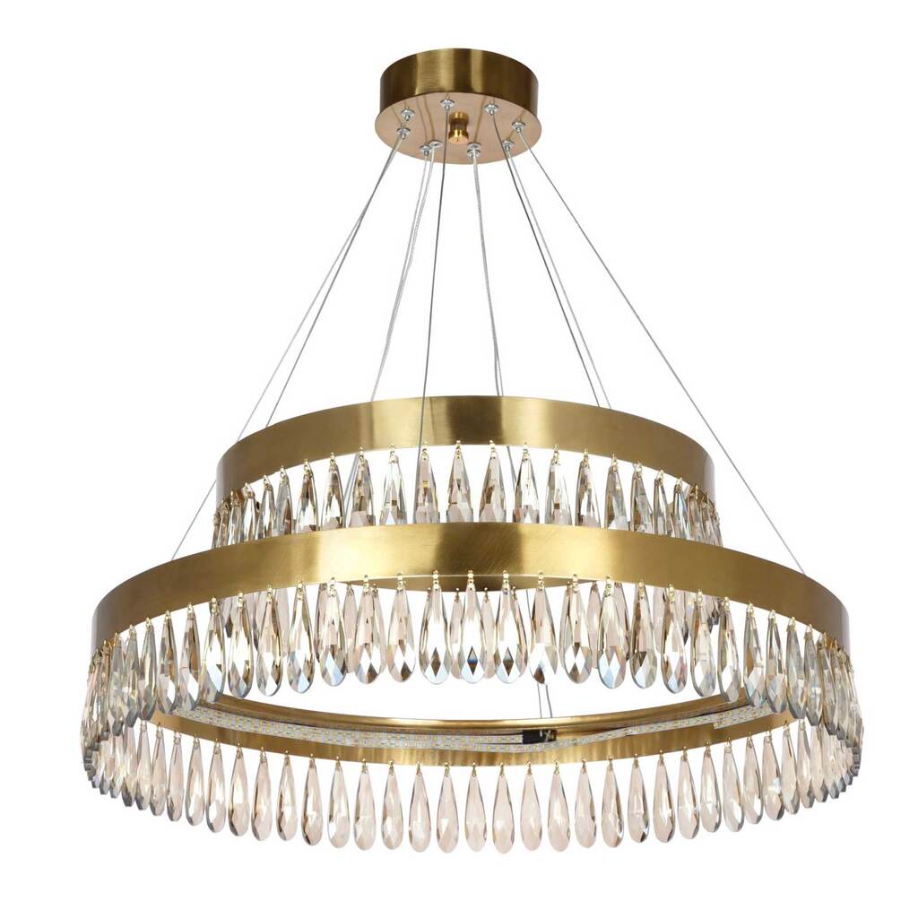 لوستر کریستالی چشمه نور مدل N2691/60+40