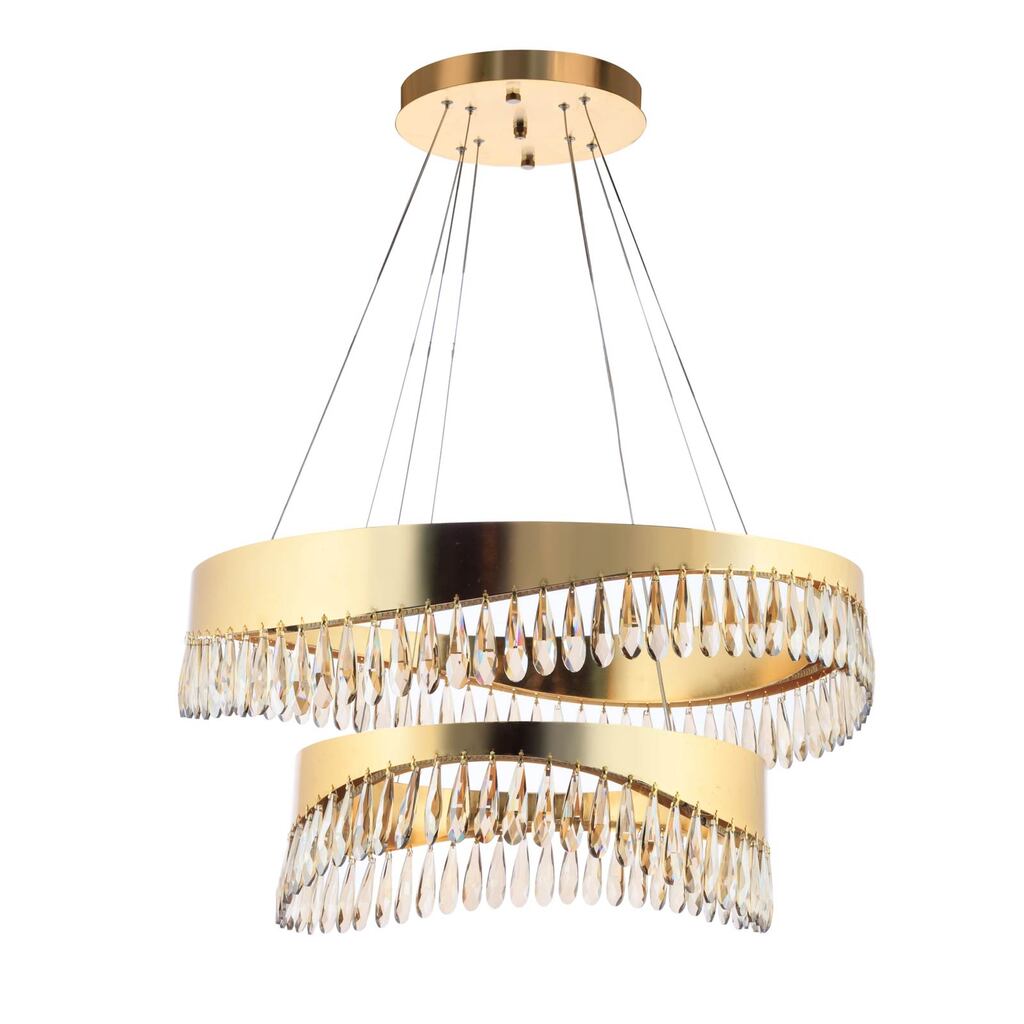 لوستر کریستالی چشمه نور مدل MO4432/65+45