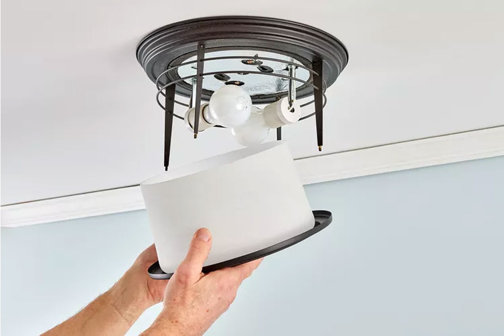 جدا کردن چراغ آویز قبلی