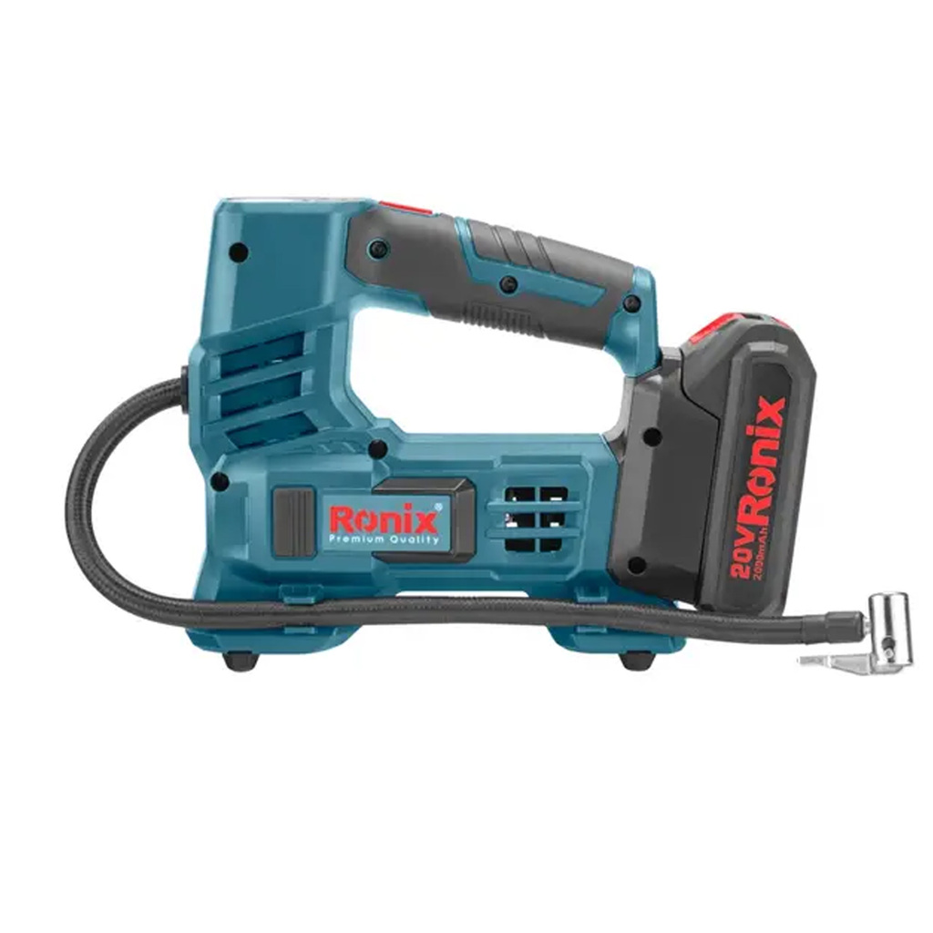 مینی کمپرسور شارژی 20 ولت رونیکس مدل 8605