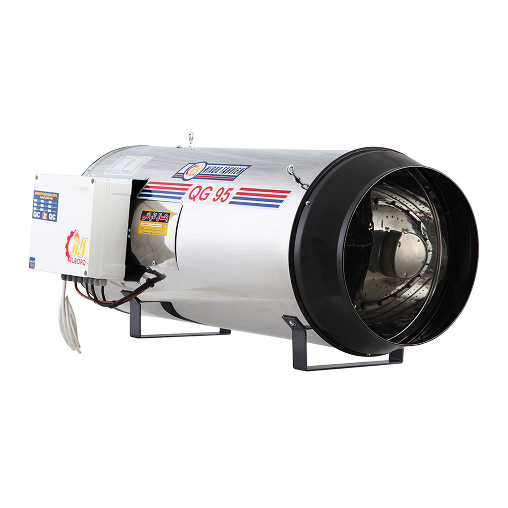 جت هیتر 95 کیلووات گازوئیلی باکدار نیرو تهویه البرز مدل QLB-95