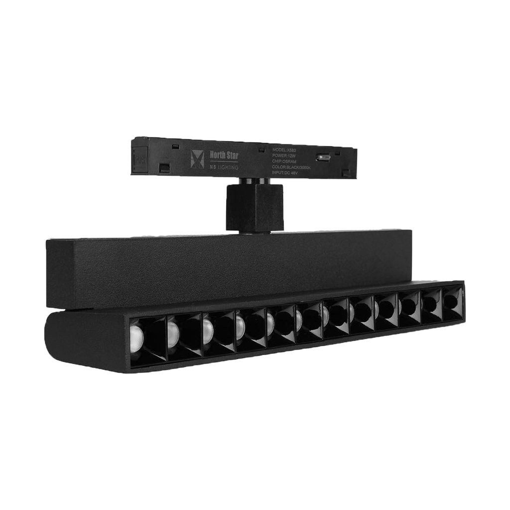 چراغ سقفی مگنتی 12 وات ستاره شمال مدل X584