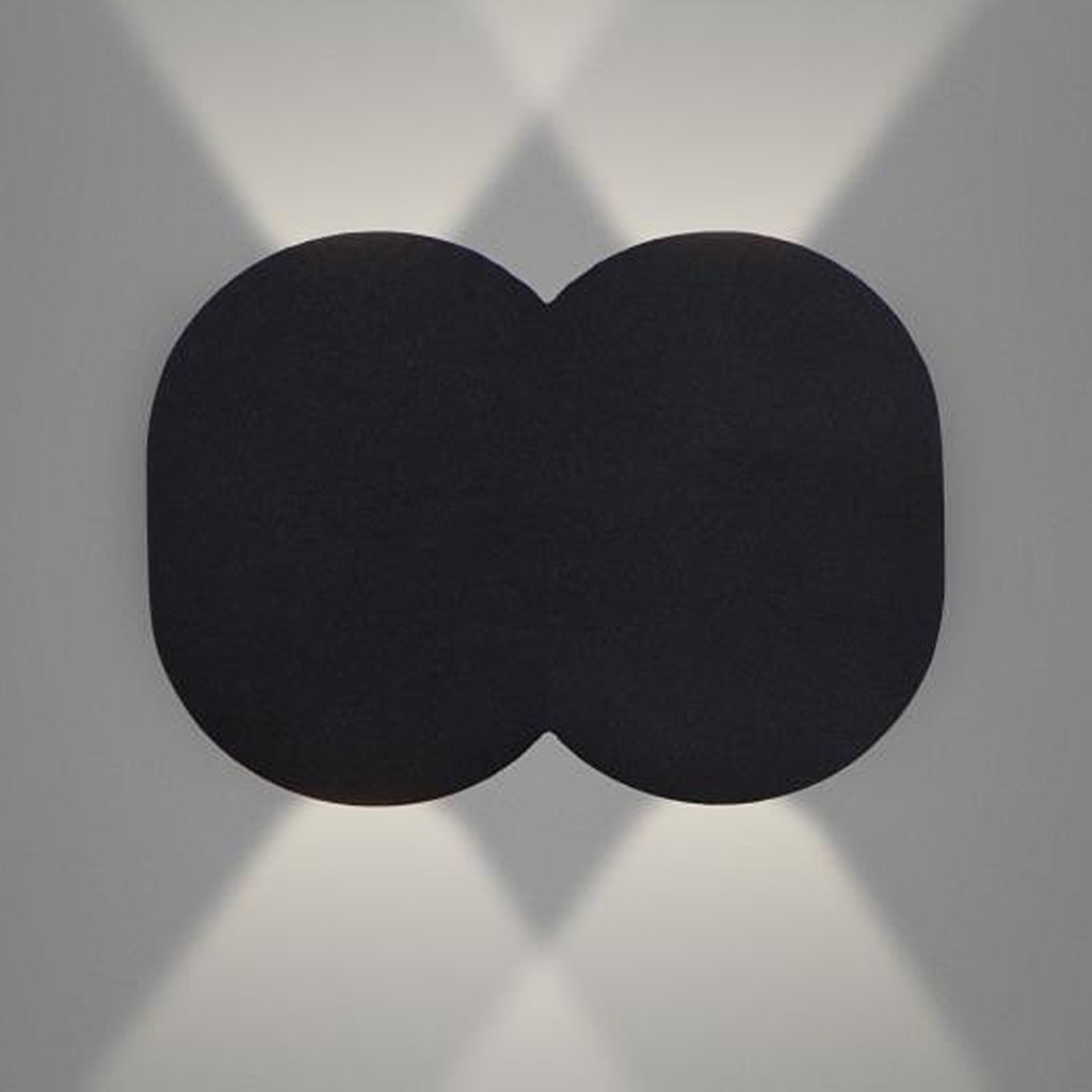 چراغ دیواری حیاطی دو طرفه 4 وات ستاره شمال مدل V125