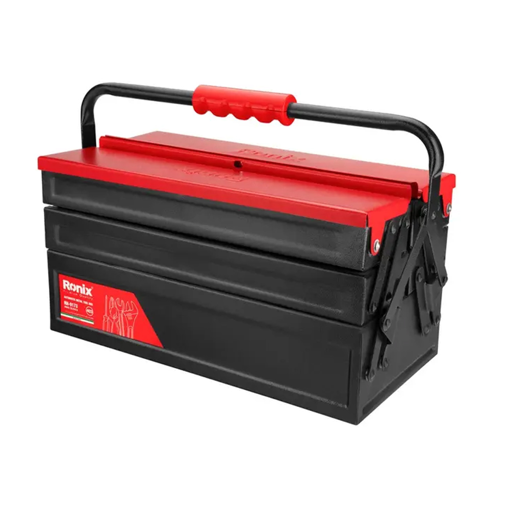 جعبه ابزار فلزی اتوماتیک 40 سانت سه طبقه رونیکس مدل RH-9173