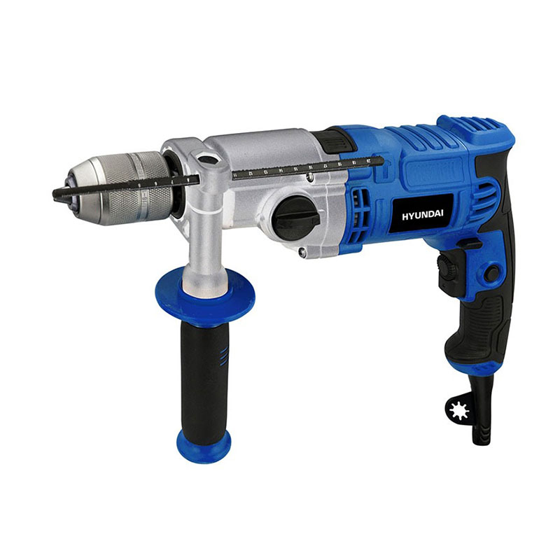 دریل برقی چکشی 13 میلی‌متری 800 وات هیوندای مدل HP8013-A