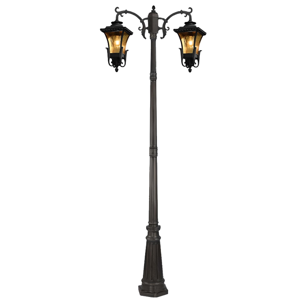 چراغ ایستاده دو شاخه رو به پایین تیانا مدل آرمیتا