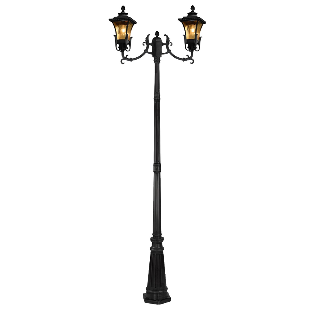 چراغ ایستاده دو شاخه رو به بالا تیانا مدل آرمیتا