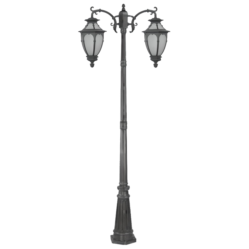 چراغ ایستاده دو شاخه رو به پایین تیانا مدل مهرسا