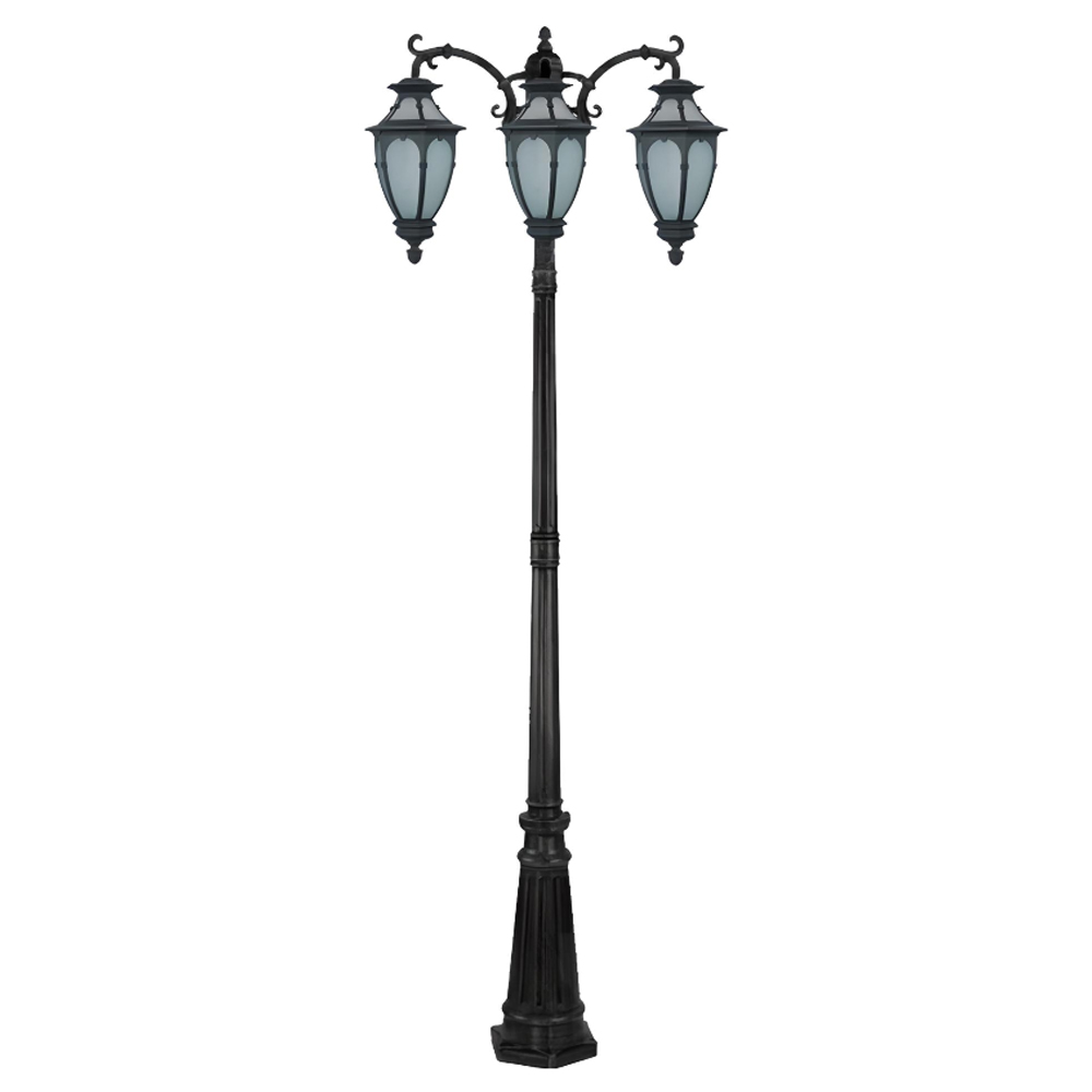 چراغ ایستاده سه شاخه رو به پایین تیانا مدل مهرسا