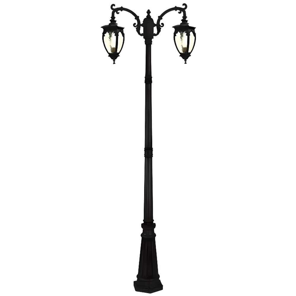 چراغ ایستاده دو شاخه رو به پایین تیانا مدل النا