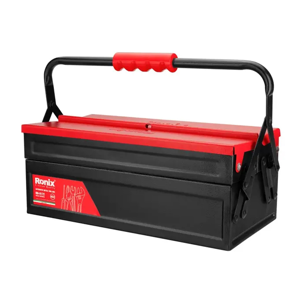 جعبه ابزار فلزی اتوماتیک 40 سانت دو طبقه رونیکس مدل RH-9172