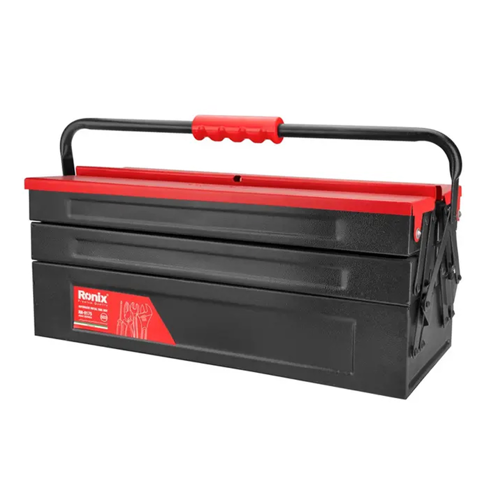 جعبه ابزار فلزی اتوماتیک 50 سانت سه طبقه رونیکس مدل RH-9175
