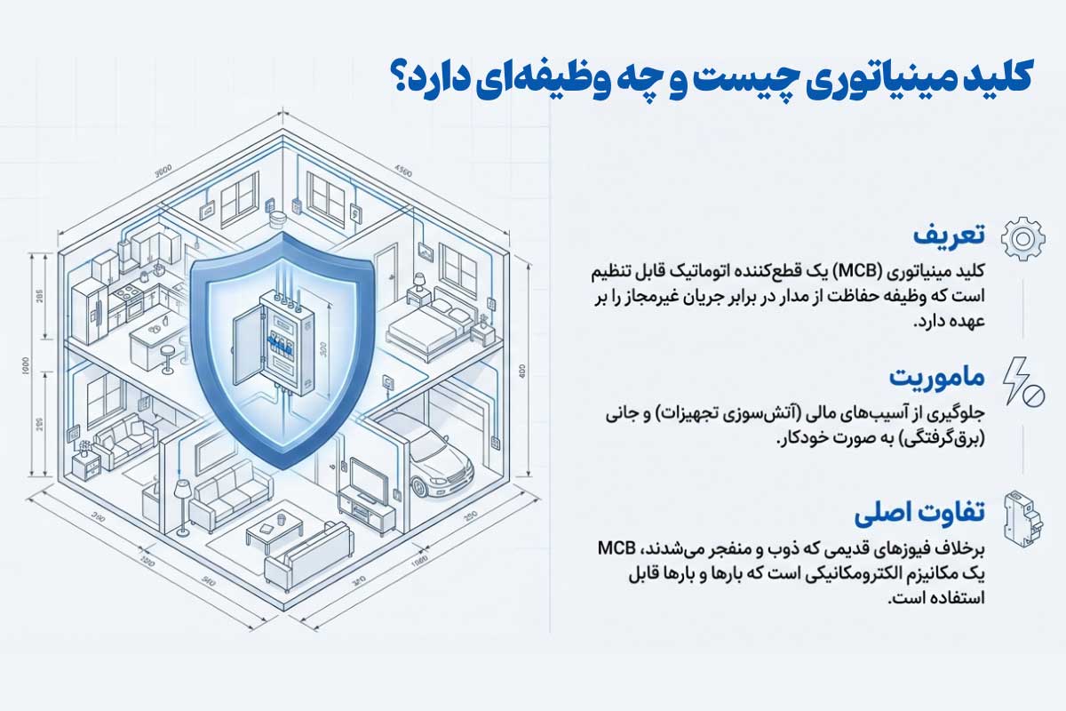 فیوز مینیاتوری چیست و چه وظیفه‌ای دارد؟
