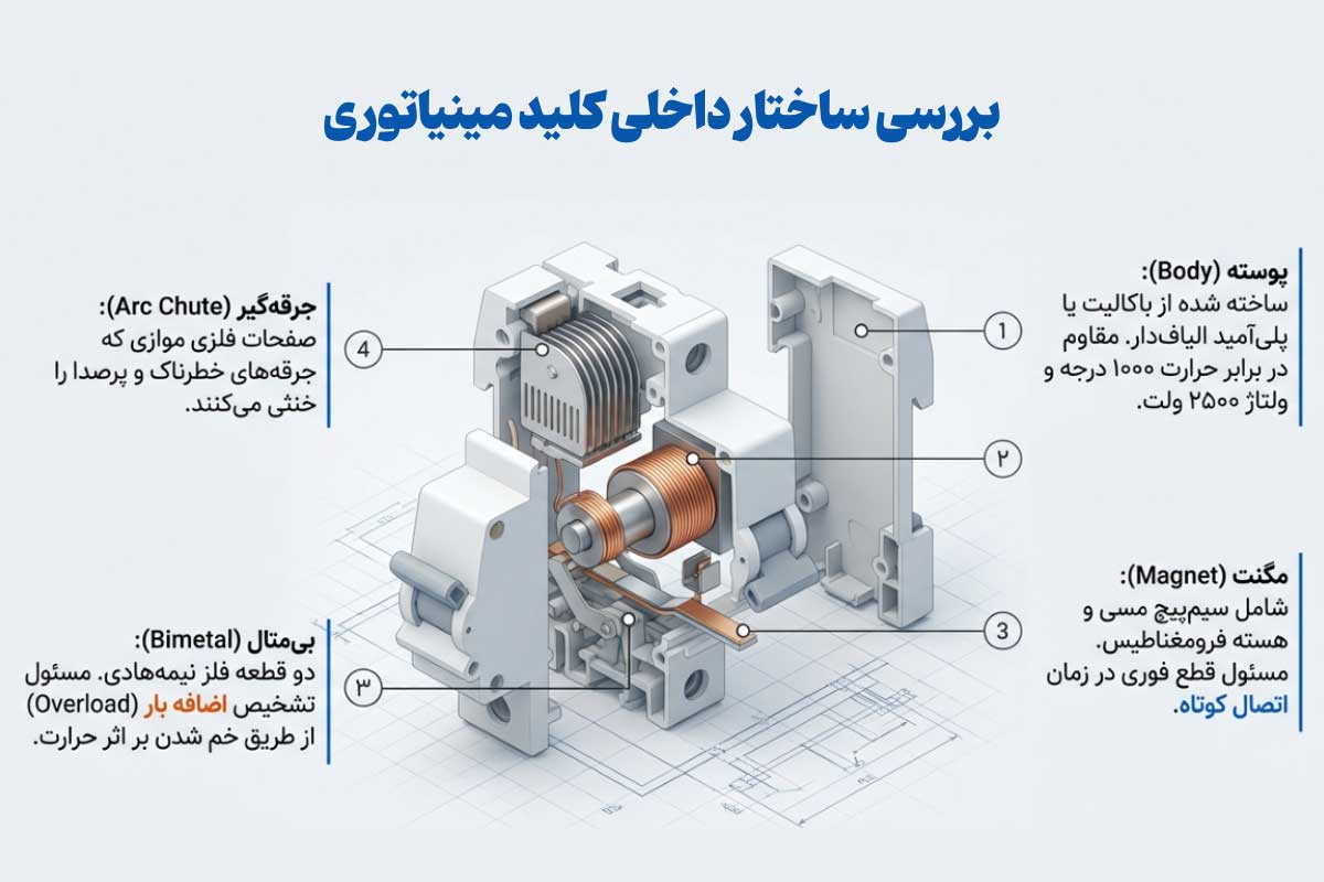 بررسی ساختار داخلی فیوز مینیاتوری