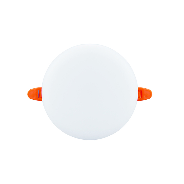 پنل سقفی گرد توکار 9 وات فنر متغیر فول لایت نمانور سری Ofogh